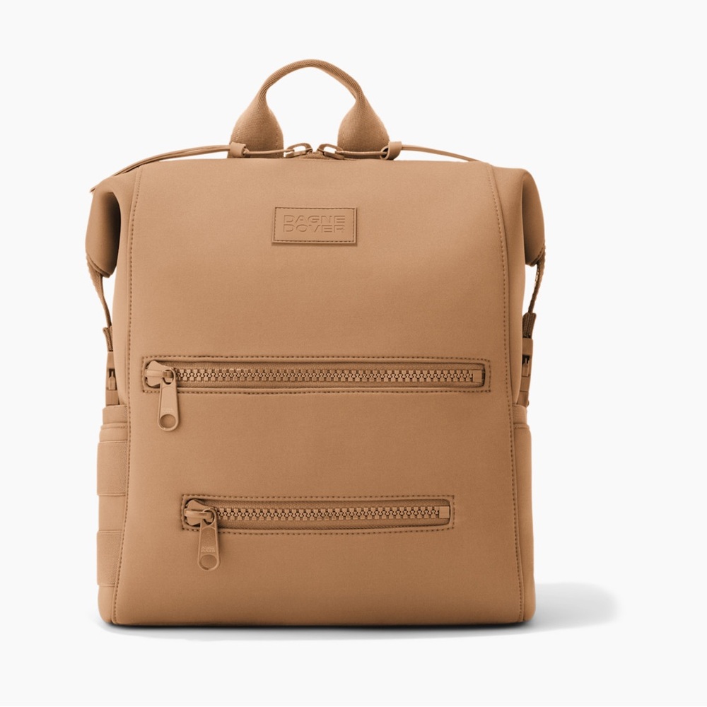 Dagne Dover Indi Diaper Bag Backpack in Camel